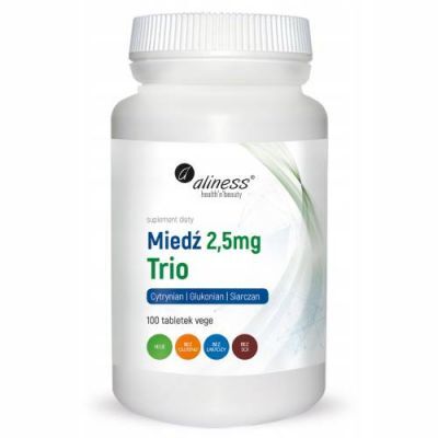 ALINESS Miedź 2,5mg Trio 100 tabletek