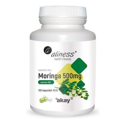 ALINESS Moringa 20% 500 mg 100 kapsułek