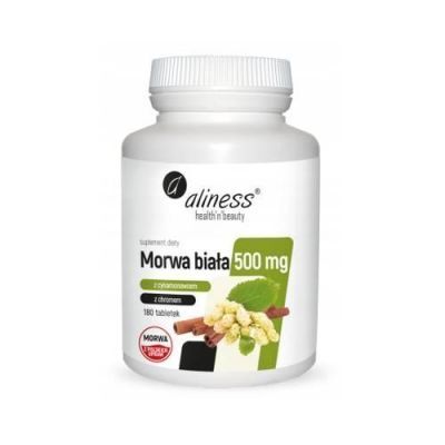 ALINESS Morwa Biała Medica 500 mg 180 tabletek