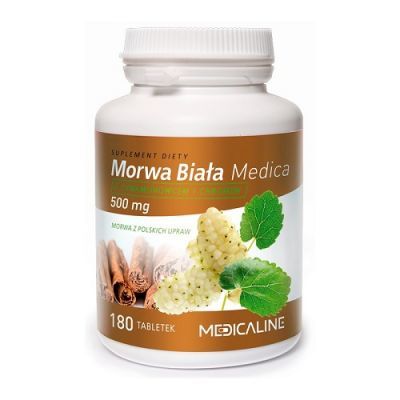 ALINESS Morwa Biała Medica 500 mg 180 tabletek