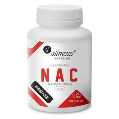 Aliness NAC (N-Acetyl-L-Cysteina) 190 mg, 100 tabl.