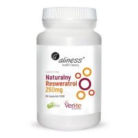 ALINESS Naturalny Resweratrol Veri-Te 250 mg 60 kapsułek