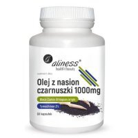 ALINESS Olej z nasion czarnuszki 1000 mg, 60 kapsułek