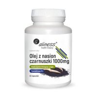 ALINESS Olej z nasion czarnuszki 1000 mg, 60 kapsułek