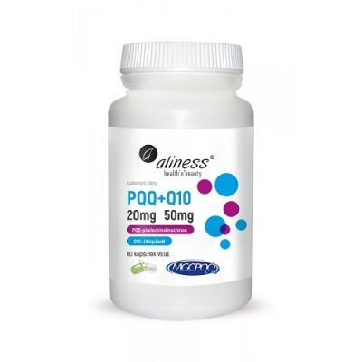 ALINESS PQQ MGCPQQ® 20 mg + Q10 50 mg 60 kapsulek