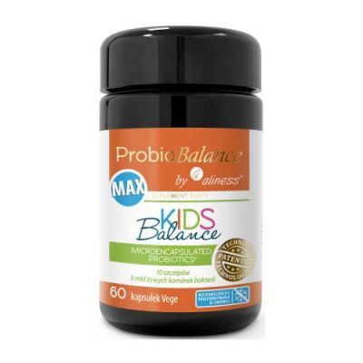 Aliness ProbioBalance Max Kids, 60 kaps.