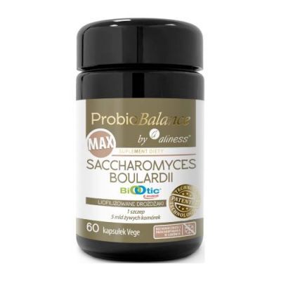 Aliness ProbioBalance Saccharomyces Boulardii Max, 60 kaps.