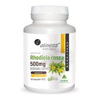 ALINESS Rhodiola rosea Różeniec górski 500mg, 60 kapsułek