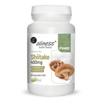 Aliness Shiitake 400 mg, 90 kaps.
