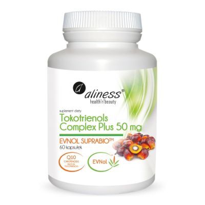 ALINESS Tokotrienols Complex PLUS 50 mg EVNOL SUPRABIO, 60 kaps.