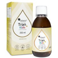 Aliness Tran Kids + Wit. A 400 µg o smaku cytrynowym, 200 ml
