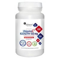 ALINESS UbiquinoL KANEKA Naturalny KOENZYM Q10 100 mg 60 kapsułek wegańskich