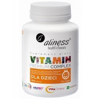 ALINESS Vitamin premium complex dla DZIECI 120 tabletek do ssania