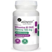 Aliness Witamina B1 Duo 100 mg, 100 tabl.