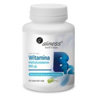 ALINESS Witamina B12 Methylcobalamin 950µg 100 kapsułek