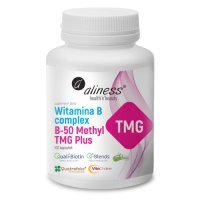 ALINESS Witamina B50 Methyl TMG Plus 100 kapsułek