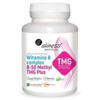 ALINESS Witamina B50 Methyl TMG Plus 100 kapsułek