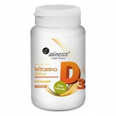 ALINESS Witamina D3 2000 j.m - 120 kaps.