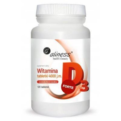 ALINESS Witamina D3 FORTE 4000j.m.120 tabletek