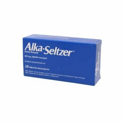 Alka-Seltzer 324mg, 10 tabletek musujących (INPHARM)