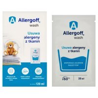 Allergoff Wash Koncentrat usuwający alergeny z tkanin, 6 x 20 ml