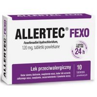 ALLERTEC FEXO 120 mg 10 tabletek, alergia