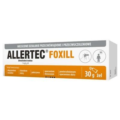 ALLERTEC FOXILL żel 1 mg/g 30 g