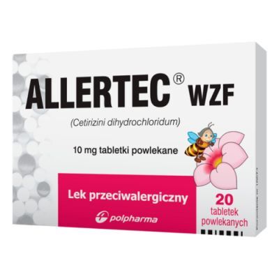 ALLERTEC WZF 10 mg 20 tabletek