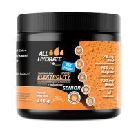 ALLHydrate Elektrolity Senior bez potasu, o smaku pomarańczowym, 245 g