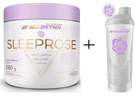 ALLNUTRITION ALLDEYNN SleepRose melatonina smak blackcurrant proszek 280g