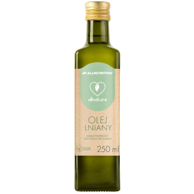 Allnutrition Allnature Olej lniany, 250 ml