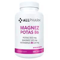 Allnutrition Allpharm Magnez Potas B6, 120 tabl.