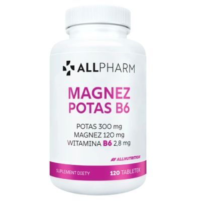 Allnutrition Allpharm Magnez Potas B6, 120 tabl.
