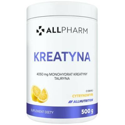 Allnutrition Allpharm Monohydrat kreatyny smak cytrynowy, 500 g