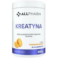 Allnutrition Allpharm Monohydrat kreatyny smak pomarańczowy, 500 g