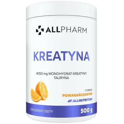 Allnutrition Allpharm Monohydrat kreatyny smak pomarańczowy, 500 g