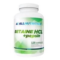 ALLNUTRITION Betaine HCl + pepsin 120 kapsułek