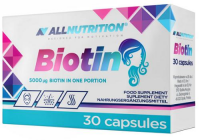 ALLNUTRITION BIOTIN Biotyna 5 mg 30 kapsułek