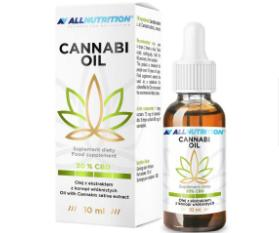 Allnutrition Cannabi Oil Olej CBD 30%, 10 ml KRÓTKA DATA 06.11.2026