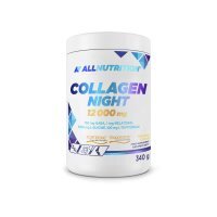 Allnutrition Collagen Night 12 000 mg o smaku ananasa, 340 g