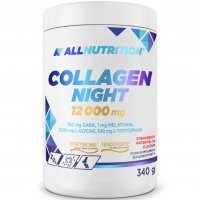 Allnutrition Collagen Night 12 000 mg smak truskawka-arbuz, 340 g