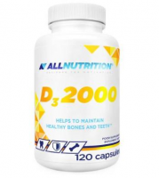 Allnutrition D3 2000, 120 kaps. KRÓTKA DATA 30.11.2026