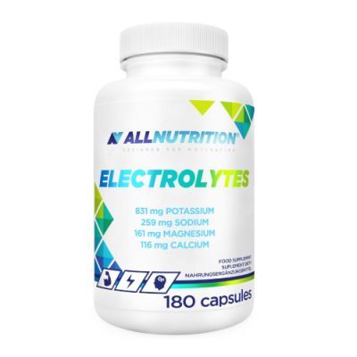 Allnutrition Electrolytes Potas Sód Magnez Wapń, 180 kaps.