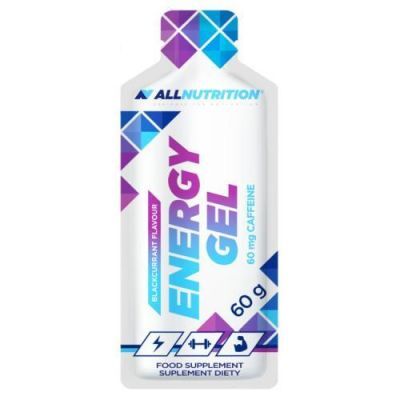 Allnutrition Energy Gel Żel energetyczny czarna porzeczka, 60 g KRÓTKA DATA 30.09.2026
