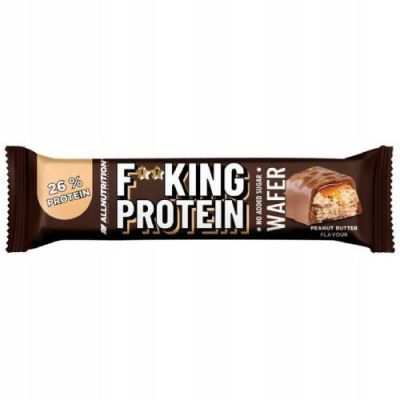 Allnutrition Fitking Protein Wafer Peanut Butter Baton proteinowy Masło orzechowe, 37 g