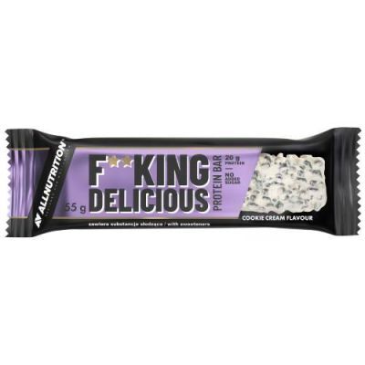 Allnutrition Fitking Delicious Protein Bar Cookie Cream Baton Proteinowy, 55 g