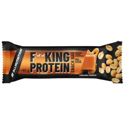 ALLNUTRITION Fitking Protein Snack Bar Caramel Peanut Baton proteinowy, 40g KRÓTKA DATA 31.01.2026