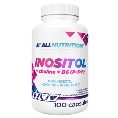 Allnutrition Inositol + Choline + B6 (P-5-P), 100 kaps.
