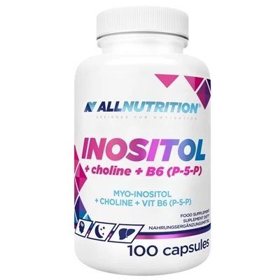ALLNUTRITION Inositol + Choline + B6 (P-5-P) 100 kapsułek