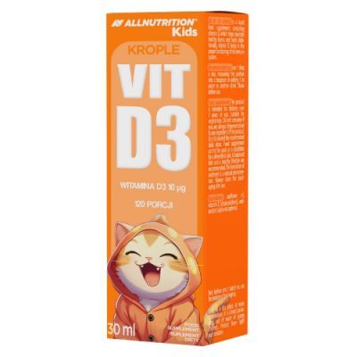 Allnutrition Kids Vit D3 Witamina D3 w kroplach dla dzieci, 30 ml
